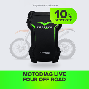 Scanner Diagnóstico de Motocicletas Motodiag Live Four Off Road