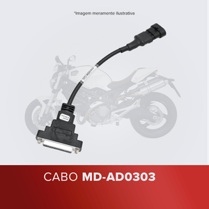 Cabo Motodiag Ducati,Aprilia, Mv Agusta  MD-AD0303 Opcional
