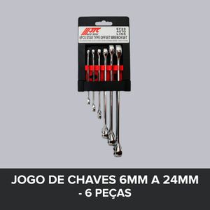 Jogo de Chave Estrela de 6mm a 24mm JTC-EF6S