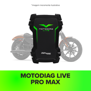 Scanner Diagnóstico de Motocicletas Motodiag Live Pro Max