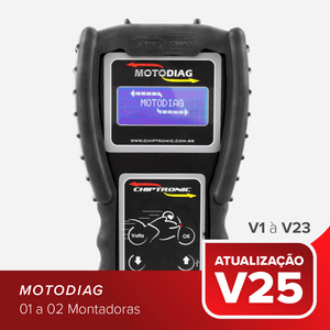 Atualização do Scanner Motodiag (V1 a V25)