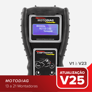 Atualização do Scanner Motodiag (V1 a V25)