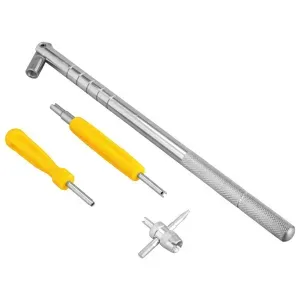 Conjunto Saca Válvula de Pneus 4 Peças - VONDER